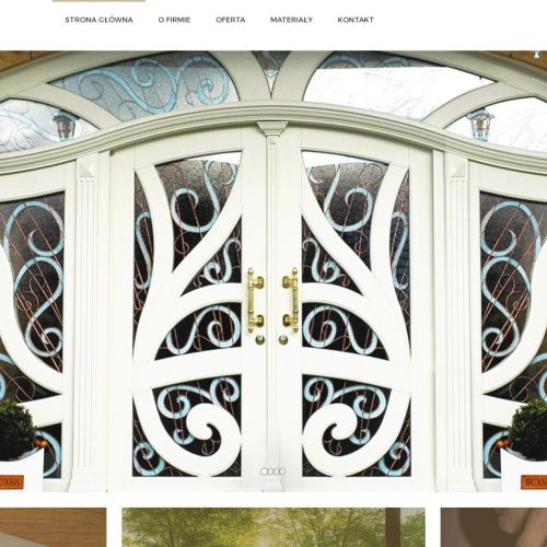 Eleganckie drzwi do gabinetu