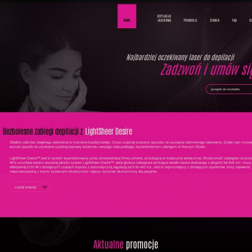 Laserowa depilacja owłosienia