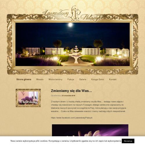 Sala bankietowa dla osób z Warszawy