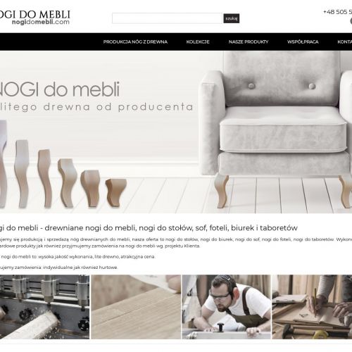 Produkcja nóżek meblowych drewnianych