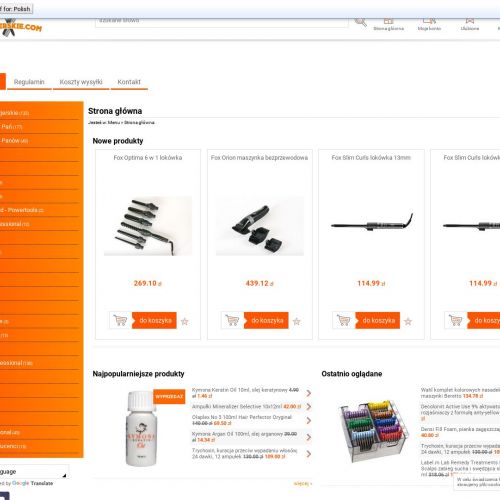 Maszynka bezprzewodowa Fox