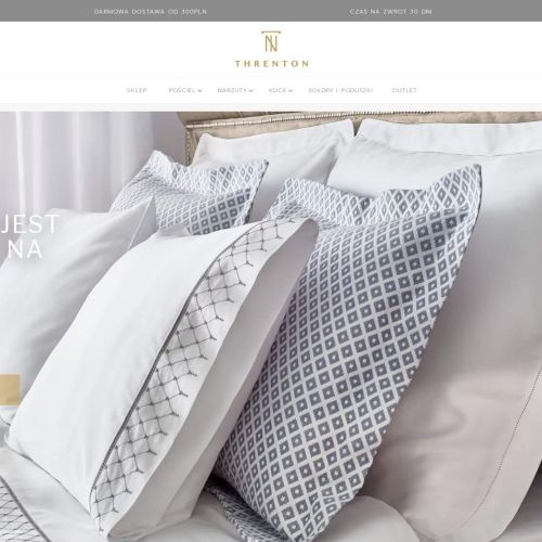 Bawełniana narzuta na łóżko