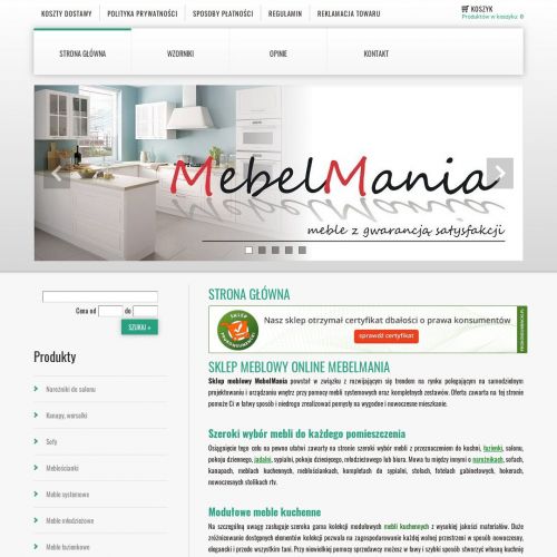 Kanapy z funkcją spania i komody do salonu