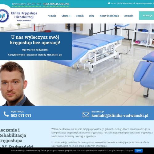 Leczenie kręgosłupa