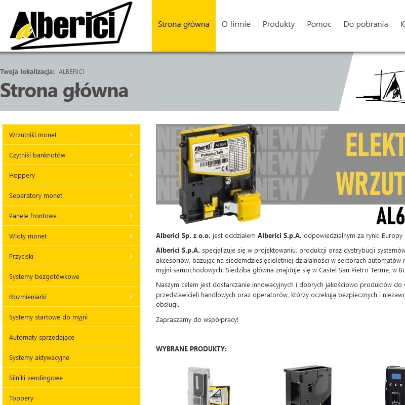 Automat wrzutowy na monety do drzwi