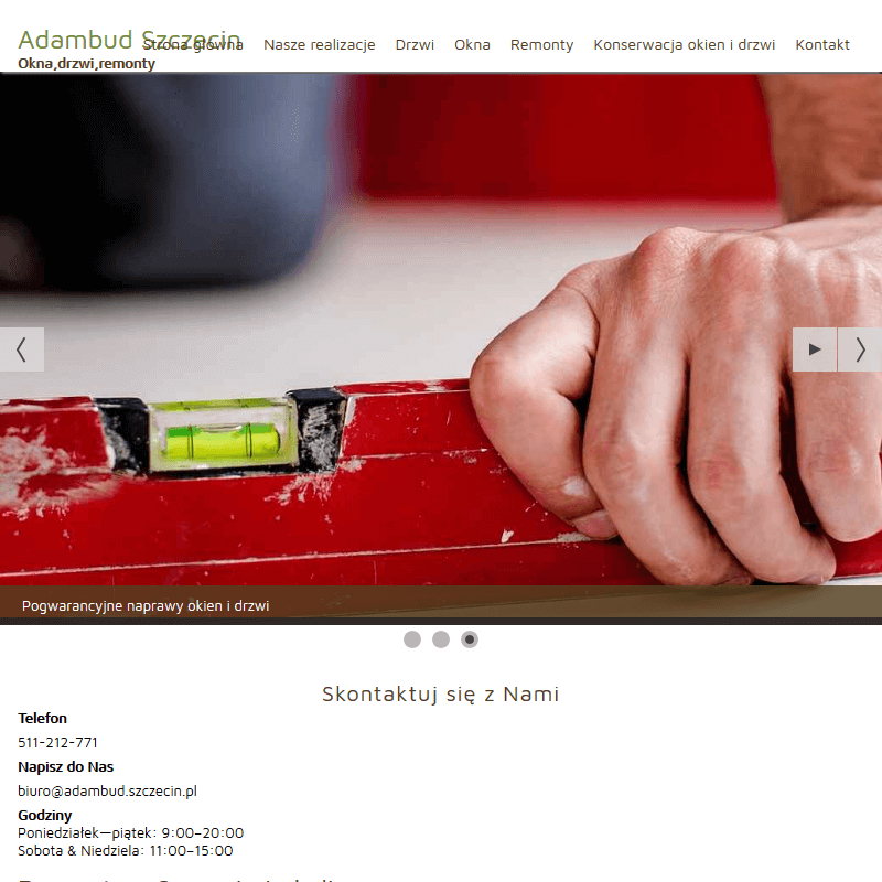 Jasne drzwi wewnętrzne do mieszkania - Szczecin