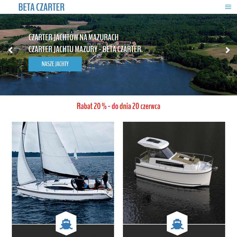 Jacht motorowy bez patentu - Mazury