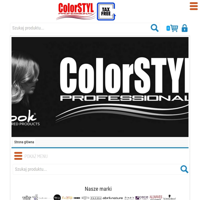 Maska do włosów Puring i farba Allwaves