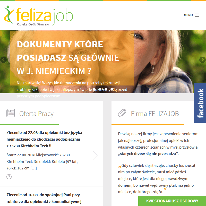 Praca dla opiekunek w Niemczech