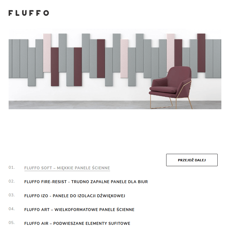 Podwieszane elementy sufitowe