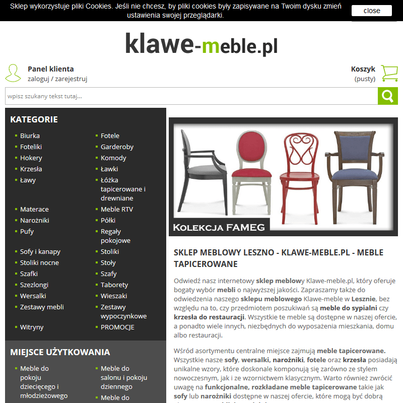 Meble wypoczynkowe do salonu