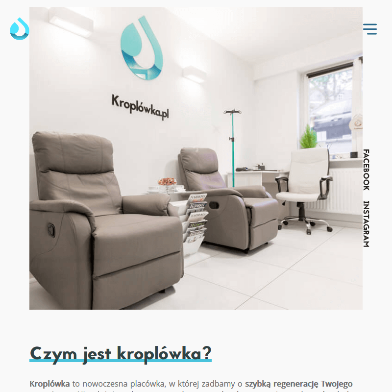 Kroplówki nawadniające