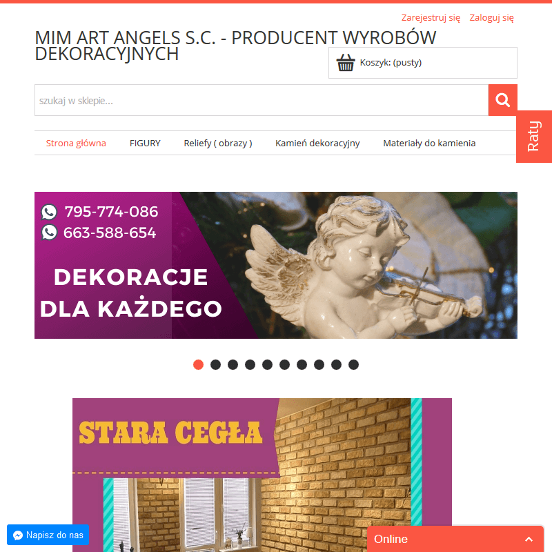 Produkcja figurek gipsowych