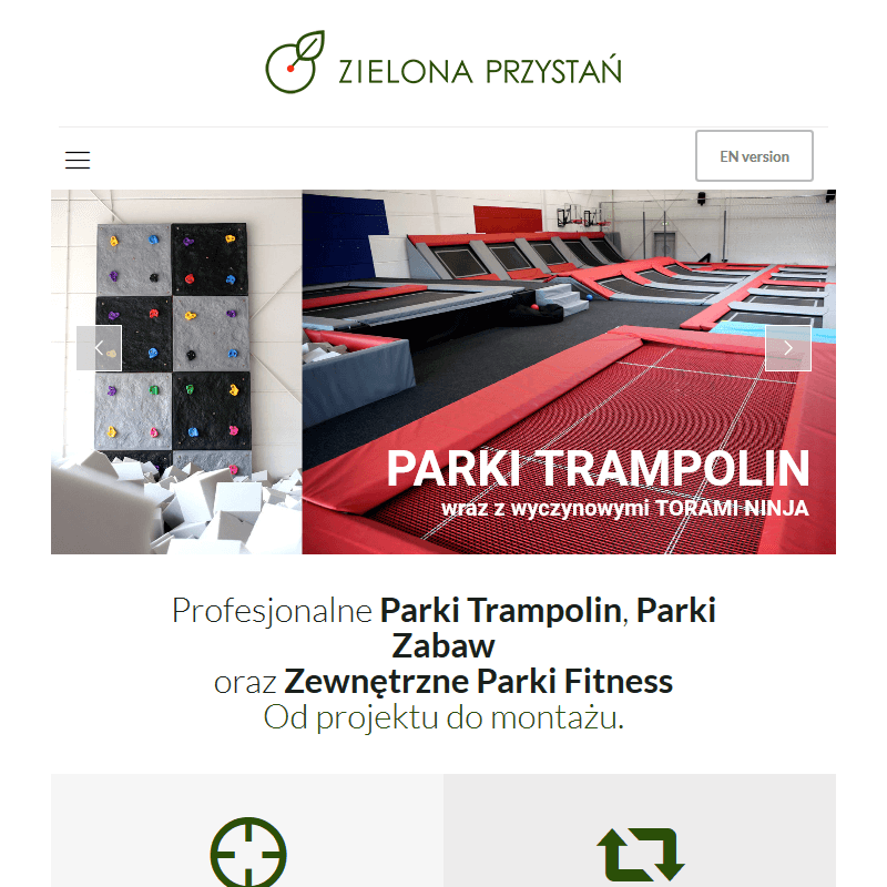 Wyposażenie parków trampolin