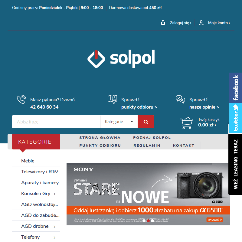 Salon meblowy - Łódź